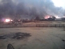 В Амурской области вспыхнул поселок Тыгда - 120 человек остались без крова. ФОТО