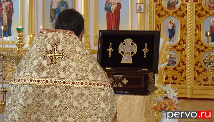 Сегодня в Первоуральск прибыла икона святого апостола Андрея Первозванного