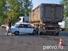 Сегодня в Первоуральске на Талицком путепроводе произошло ДТП. Видео