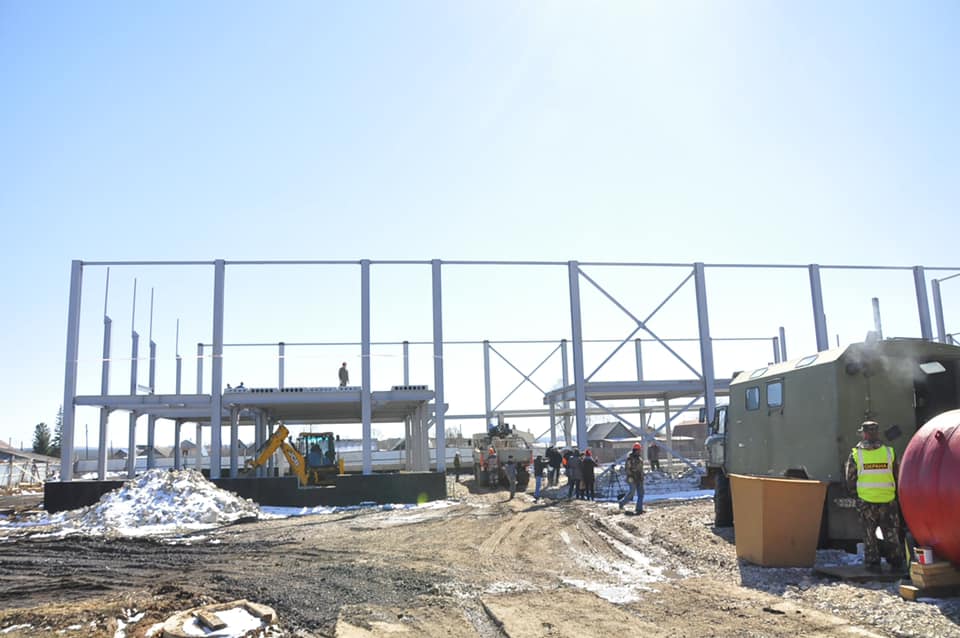Строительство ФОКа в поселке Билимбай возобновилось