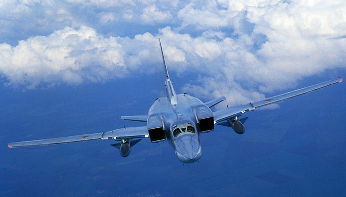 Опубликовано кадры полета сверхзвуковых бомбардировщиков Ту-22М3