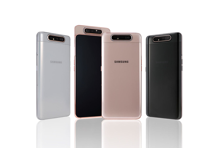 Samsung представила смартфон Galaxy A80 с поворотной камерой