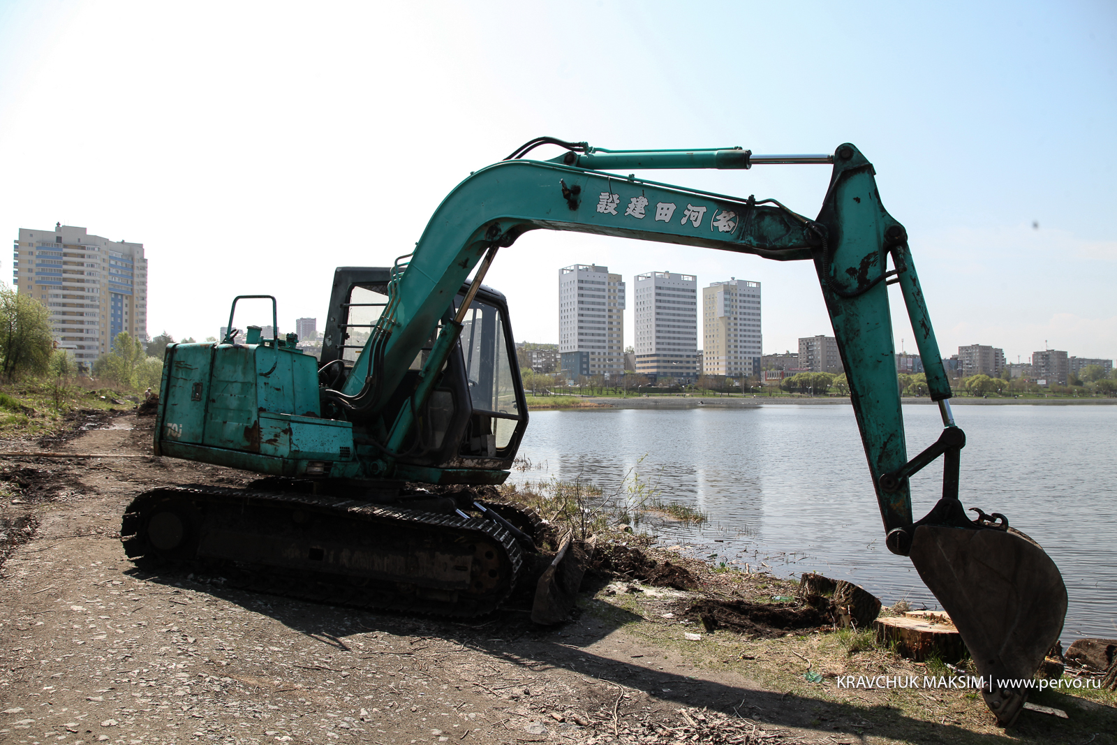 Набережную Нижнего пруда подготавливают к III этапу реконструкции