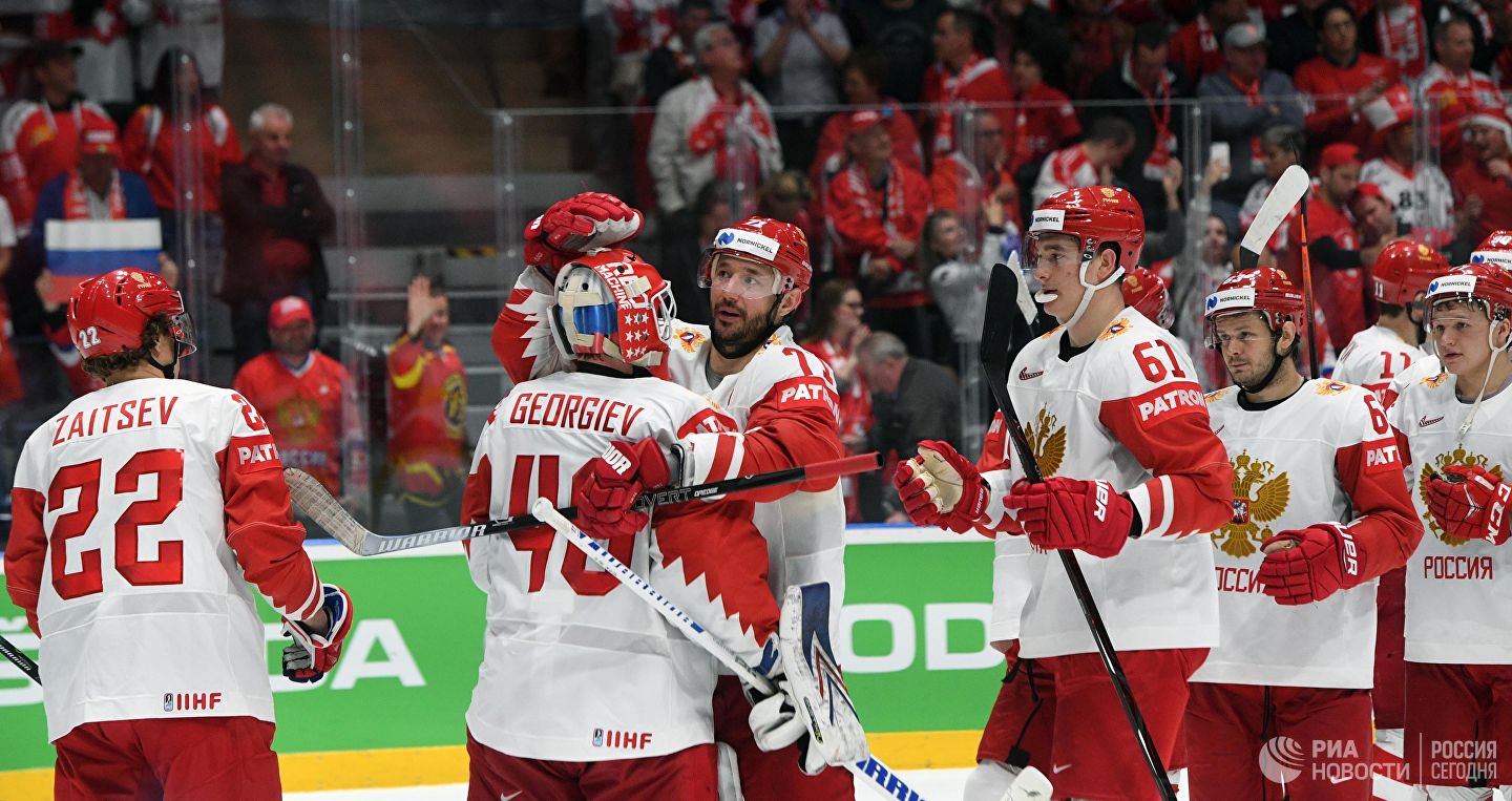 Российские хоккеисты одержали шестую победу подряд на чемпионате мира