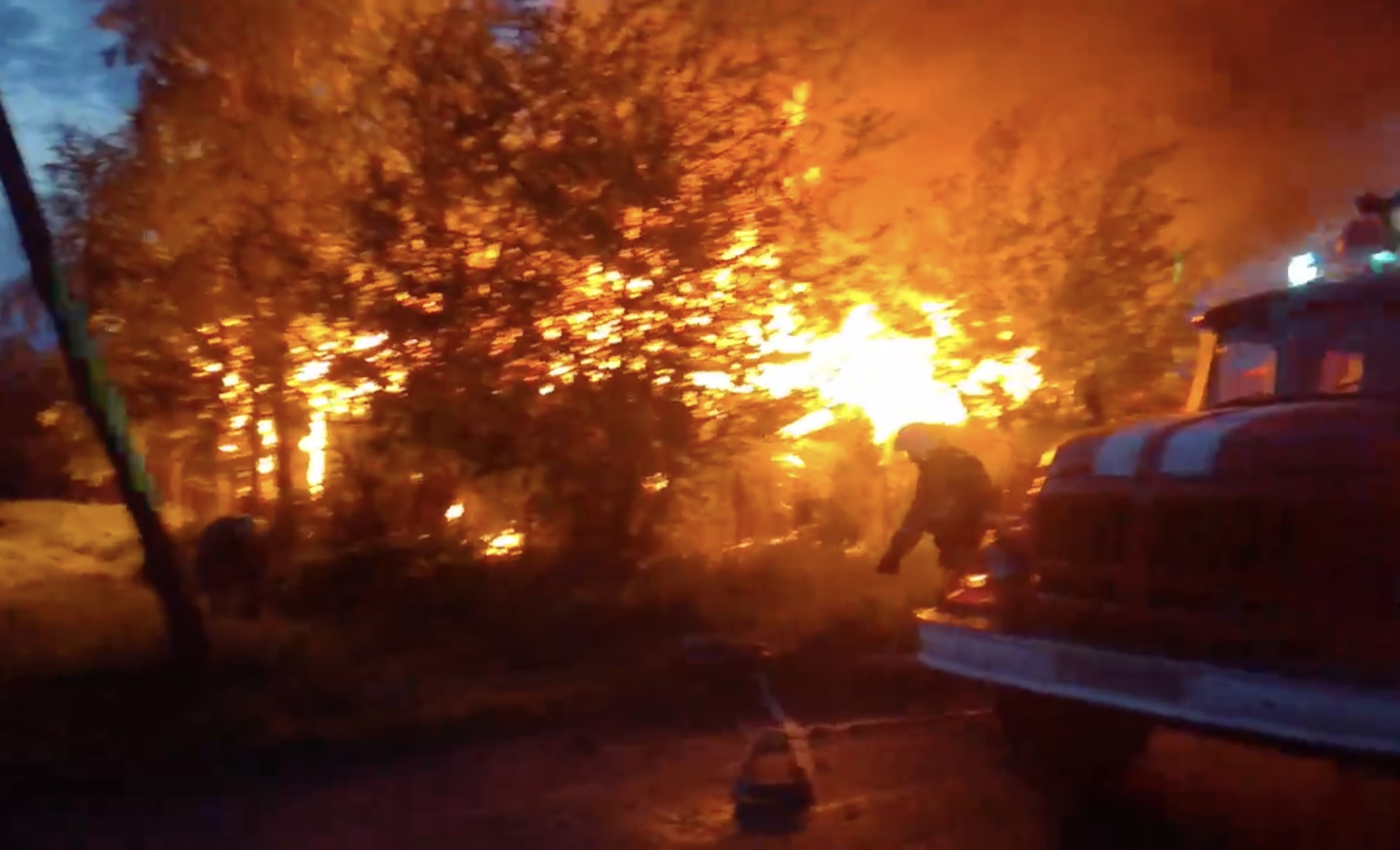 В Билимбае сгорел жилой дом площадью 200 квадратных метров