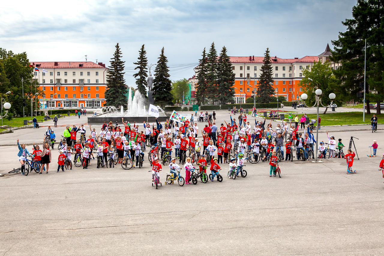 Велопробег «Город первых» собрал более 200 первоуральцев