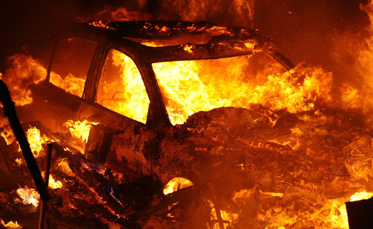 В Первоуральске в ДТП заживо сгорели два человека